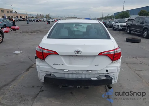 2016 Toyota Corolla Le из США, поврежденный, VIN 2T1BURHE5GC668992